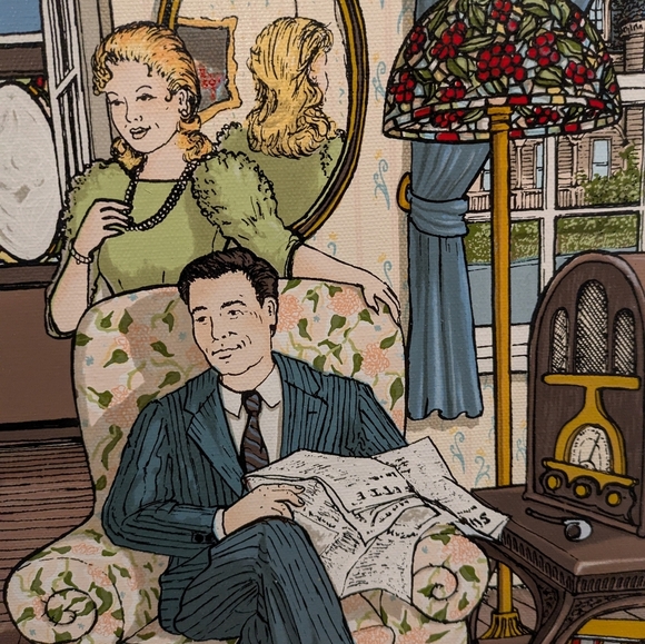 H.Hargrove Painting The Piano Lesson 1993-1993 Limited Edition 189/1500 S/30x26 - Picture 6 of 12